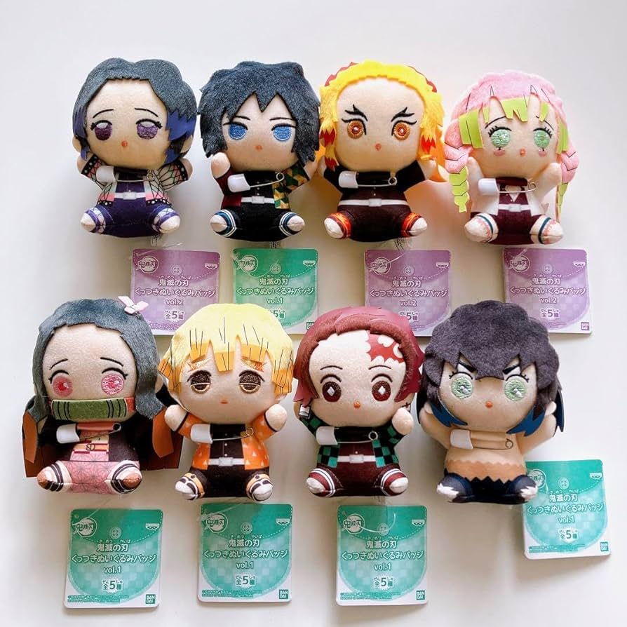 Amazon.co.jp: 鬼 滅 くっつきぬいぐるみバッジ マスコット